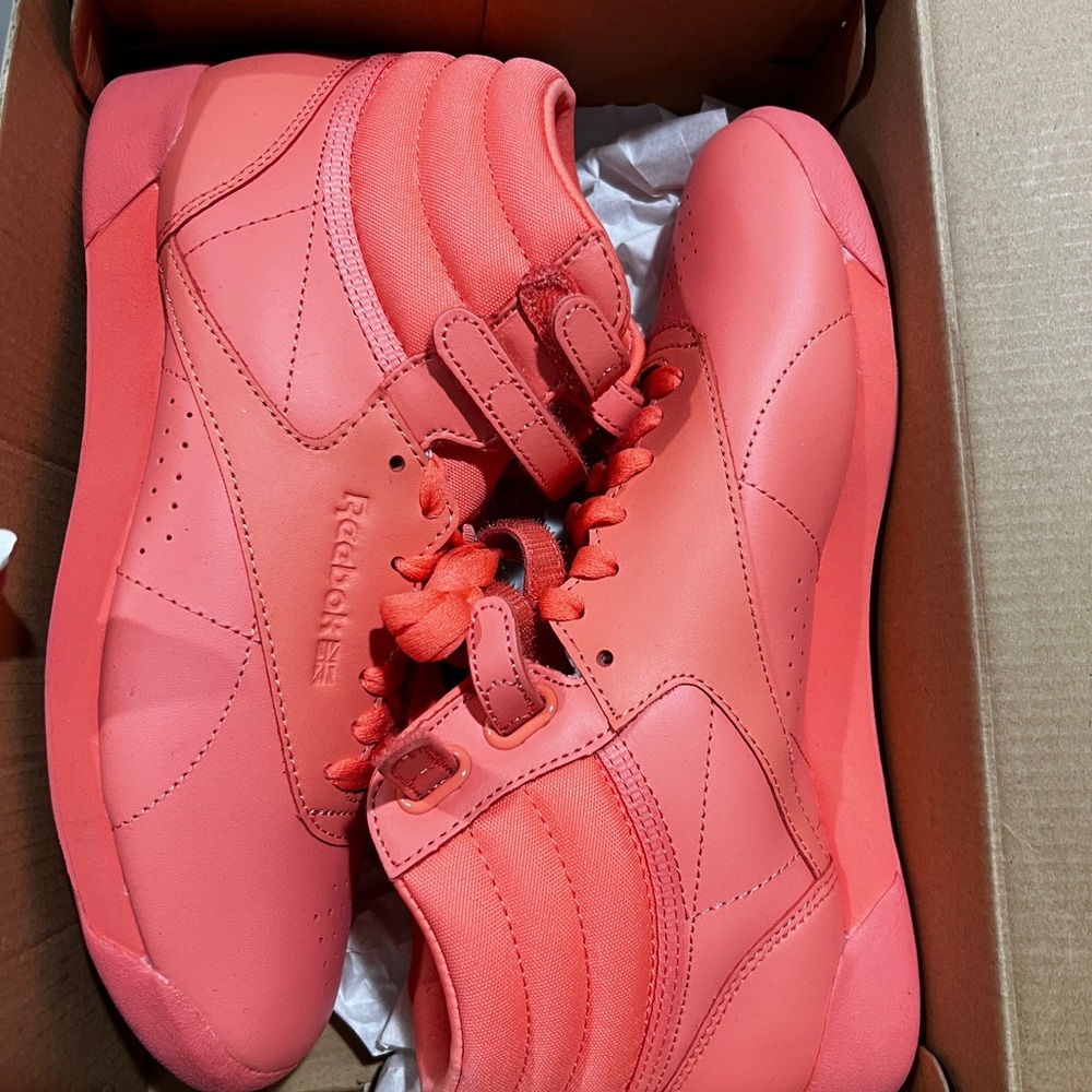 Reebok Pink High-Top Sneakers